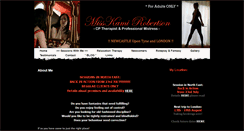Desktop Screenshot of misskamirobertson.com